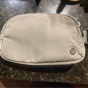 EUC belt bag in grey sage.